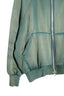 Reconstructed Green Sun-Faded Heavyweight Hoodie w/ Moncler Lining 1/1 (Boxy XL/XXL)