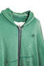 Reconstructed Hoodie Green Paint-Splatter 1/1 (Oversized XL)
