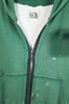 Reconstructed Hoodie Green Paint-Splatter 1/1 (Oversized XL)