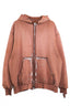 Reconstructed Carhartt Hoodie Brown Distressed 1/1 (XXL)