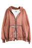Reconstructed Carhartt Hoodie Brown Distressed 1/1 (XXL)