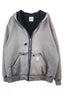 Reconstructed Carhartt Hoodie Distressed Pocket & Sleeve 1/1 (XXL)