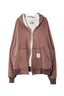 Reconstructed Carhartt Hoodie Brown Lightweight 1/1 (Small)