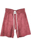 Elevated Burgundy Hand-dyed Gym Shorts Large *Sample*