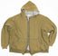 Refreshed 90s Thermal Lined Khaki Hoodie Sz 2XL/3XL *1 of 1*
