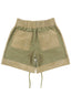 Reworked 2-tone Military Fabric Basketball Shorts Sz L/XL (34-36) *Sample*
