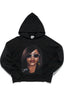 Reworked 2000s Aaliyah Tribute Raglan-Cut Hoodie 2XL *1 of 5*
