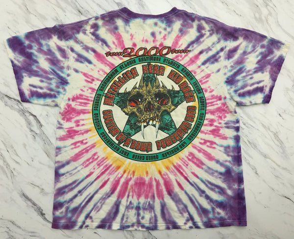 Metallica '00 'Fixxxer Tie Dye' XL/XXL *Faded & Distressed*