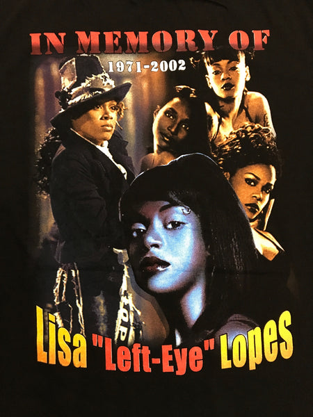 Lisa "Left-Eye" Lopes 2002 Bootleg Tribute Large *RARE**Deadstock*