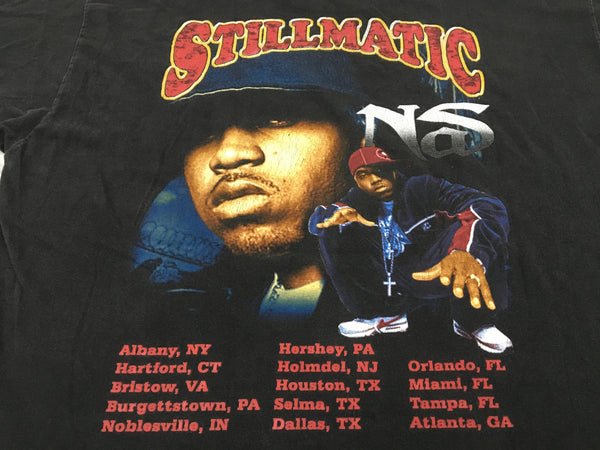 Nas 2001 'One Mic / Stillmatic Tour Bootleg' XL *Rare*