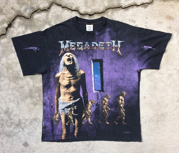 Megadeth '92 'Countdown To Extinction All Over Print' XL