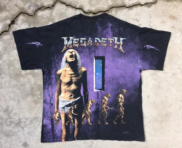 Megadeth '92 'Countdown To Extinction All Over Print' XL