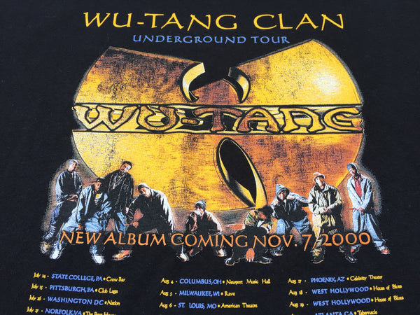 Wu Tang Clan '00 Underground Tour XL/XXL