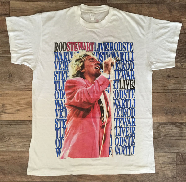 Rod Stewart 1989 'Lost In America Tour' XXL *Oversized*