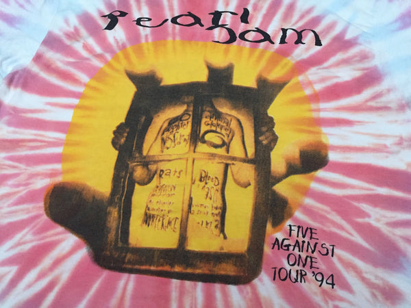 Pearl Jam '94 'Five Against One Tour Tie Dye' XL