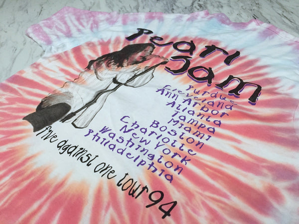Pearl Jam '94 'Five Against One Tour Tie Dye' XL
